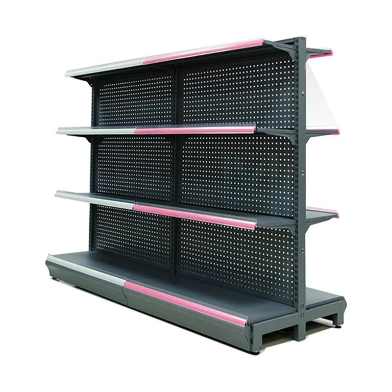 Advertising Display Supermarket Shelf Factory Direct Metal Gondola Retail Display Racks Supermarket Equipment