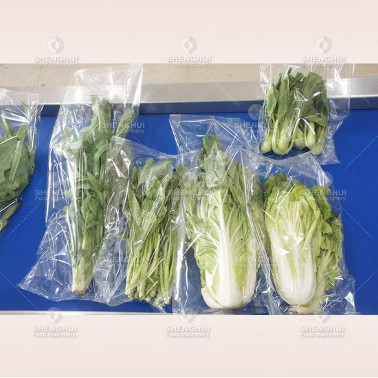 Automatic Vegetable Packing Machine Supermarket Fruit Packaging Equipment Food Sealing Machine Lettuce Packing Line Equipment